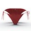 3d bathing suit red model