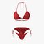 3d bathing suit red model