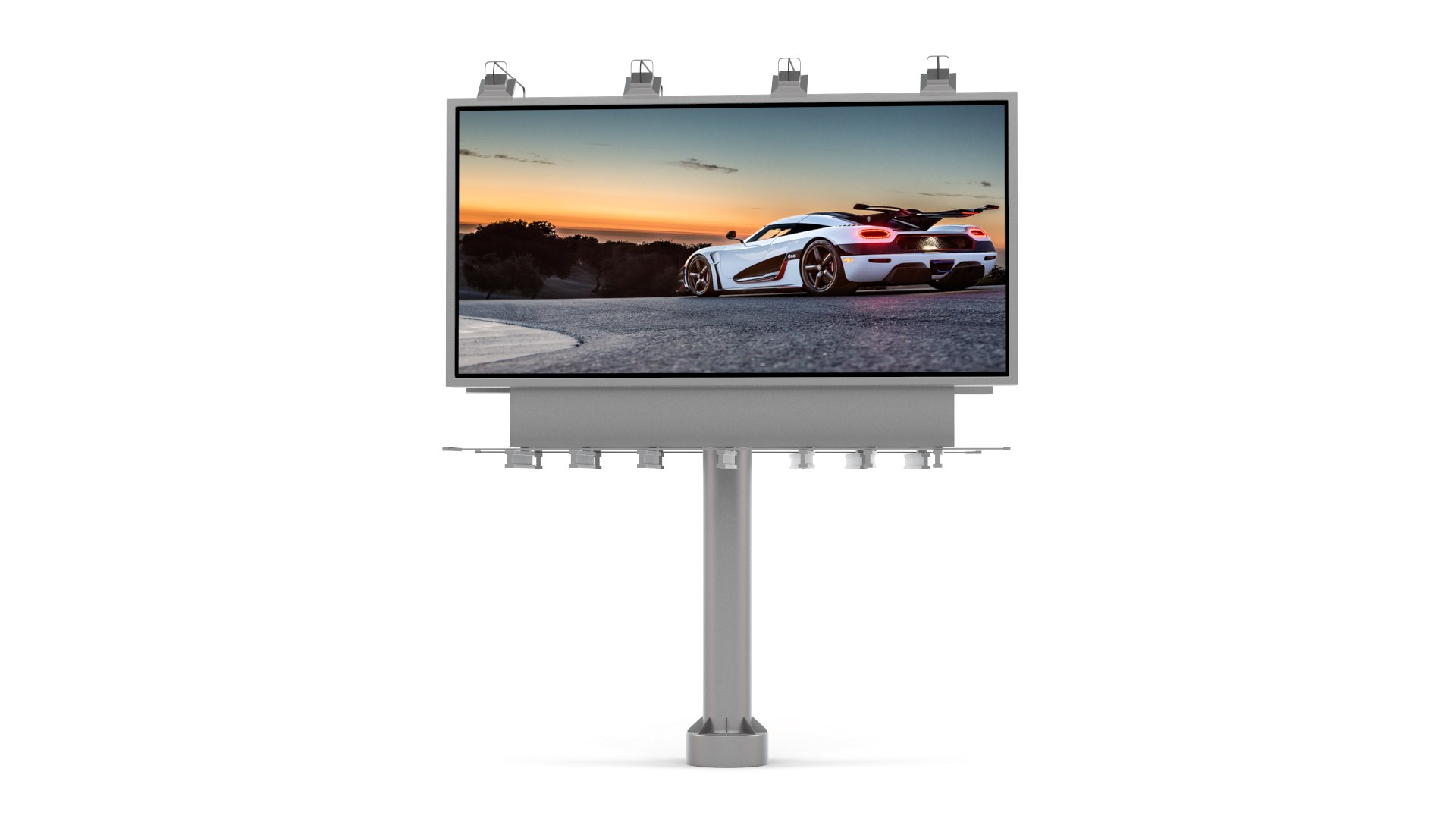 Billboard 3D Model - TurboSquid 2223114