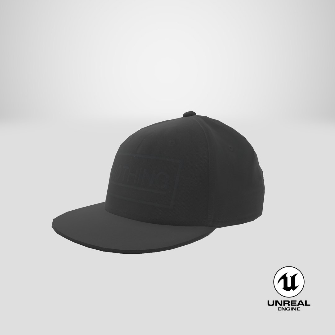 realistic black cap 3D model https://p.turbosquid.com/ts-thumb/iM/DG3ibU/Xm0s0yuZ/stemcell_unreal_render/png/1572077936/1920x1080/fit_q87/956781bfcd43e245754f49124a67d0c18e42a3c5/stemcell_unreal_render.jpg