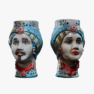 Moor Heads - Teste di Moro 3D model