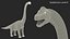 Brachiosaurus Dinosaur Rigged