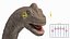 Brachiosaurus Dinosaur Rigged