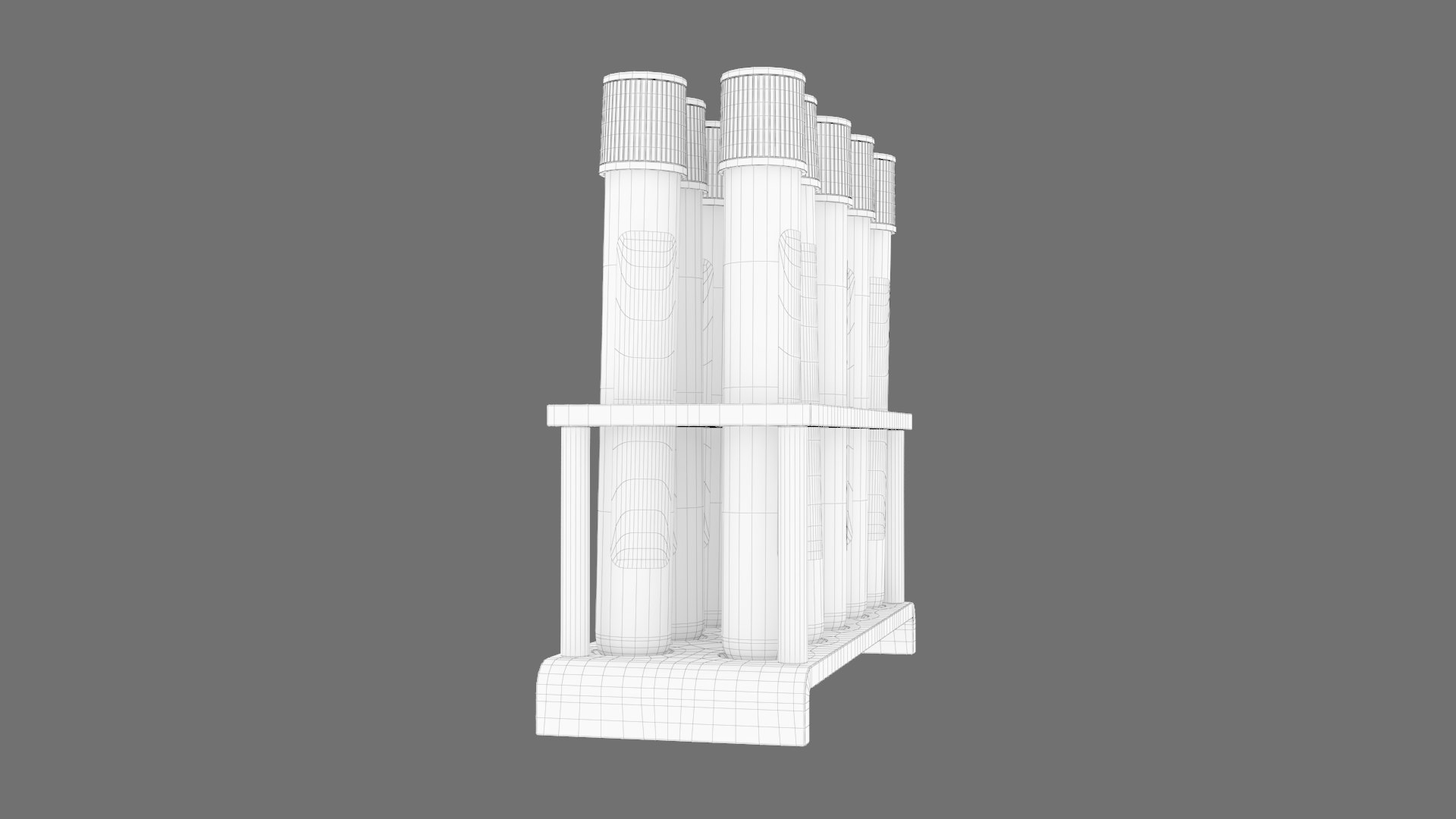 Covid 19 Blood Vial Rack 3D Model - TurboSquid 2125392