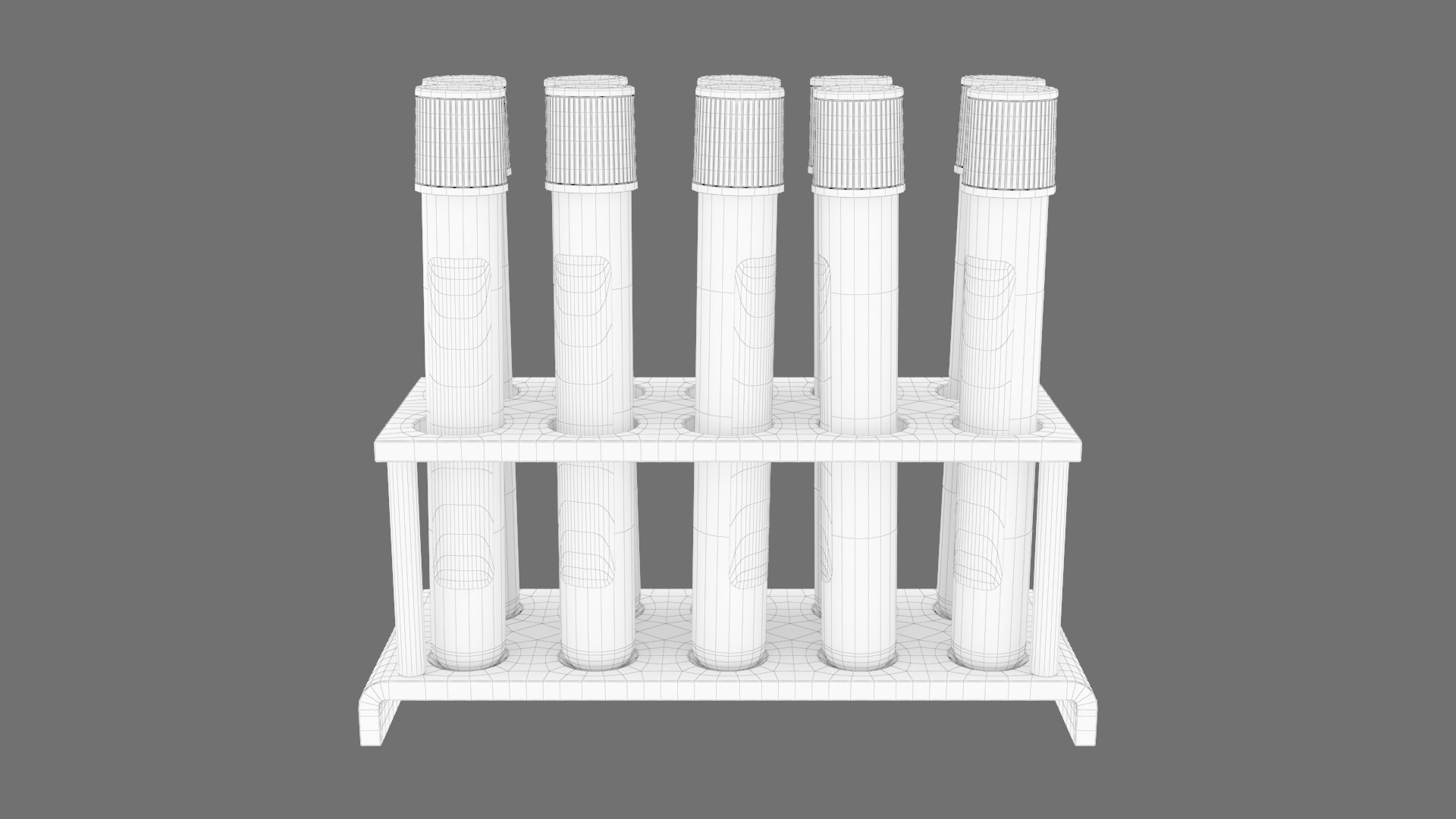 Covid 19 Blood Vial Rack 3D Model - TurboSquid 2125392