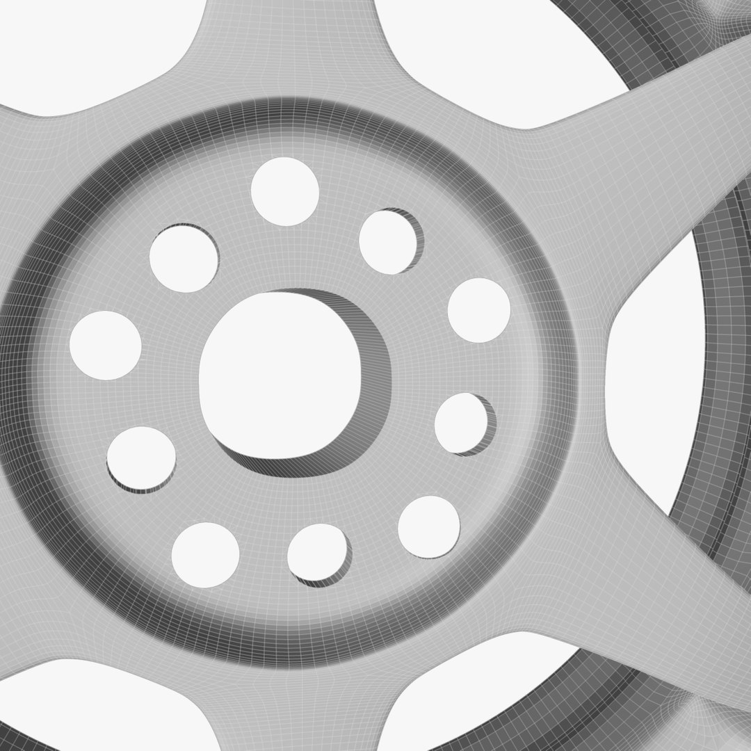 Wheel Rim 3d Model