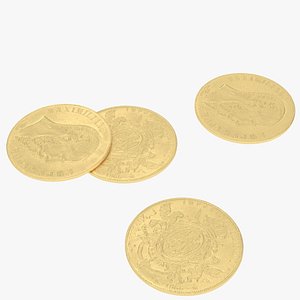 gold coins 3D