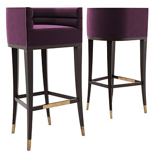 3D model maa bar stool -