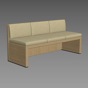bank sofa 3D model