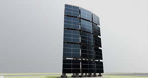 Solar Concrete Tower Type-2 3D model