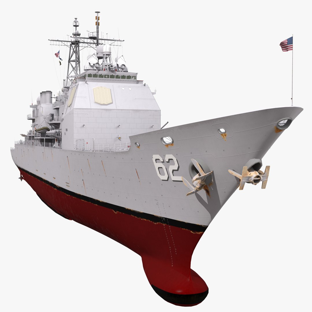 USS Chancellorsville CG-62 3D Model 3D model preview