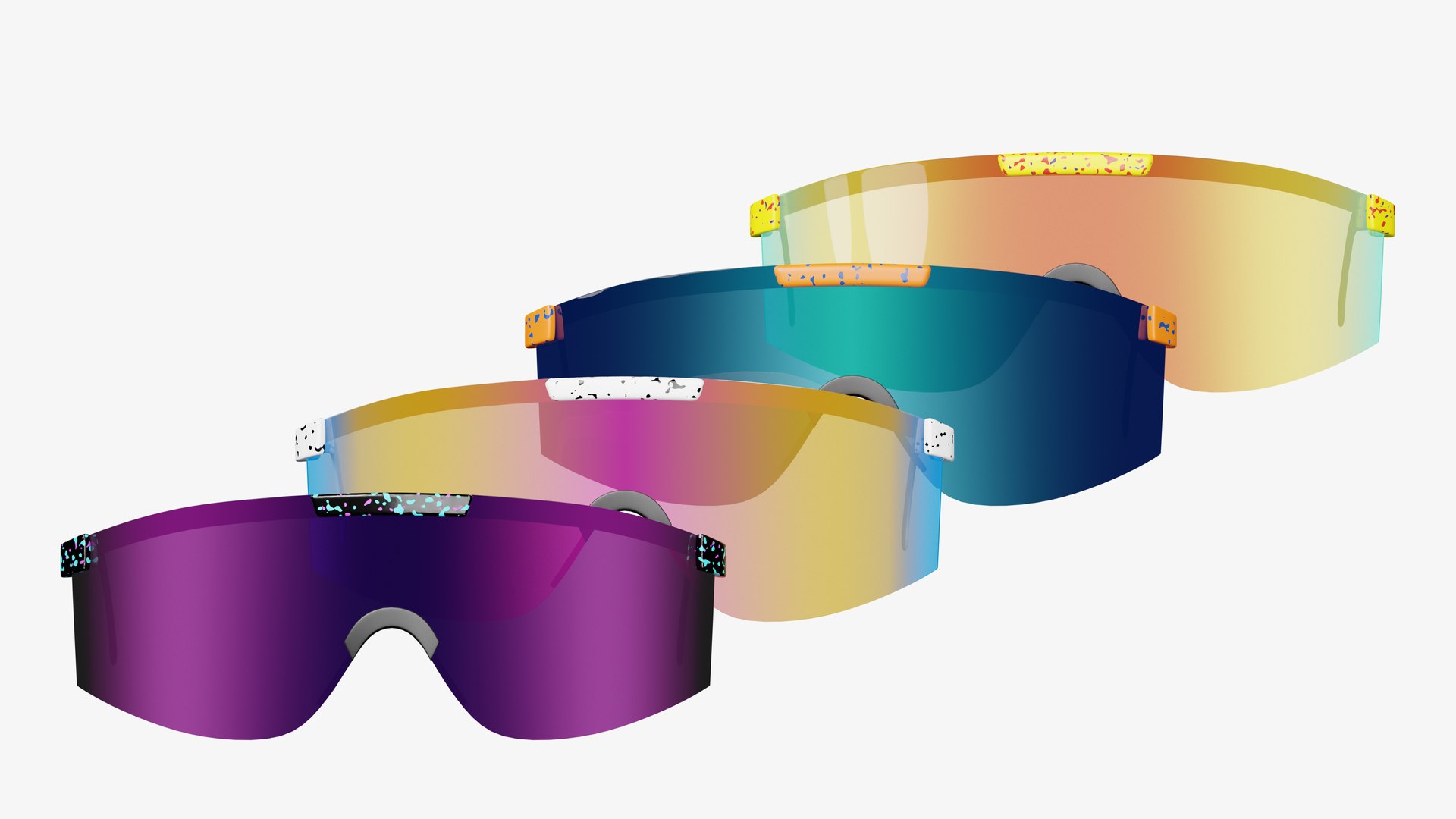 3D Pit Viper Sport Sunglasses UV Protection Outdoor Sunglasses 3D