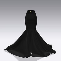 Skirt full fish tail skirt