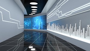 3D Enterprise Showroom model