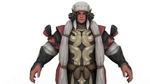 Viking Character PBR Rigged 3D model