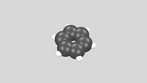 benzene chemical 3d model