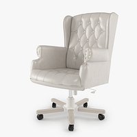 Armchair Swivel White