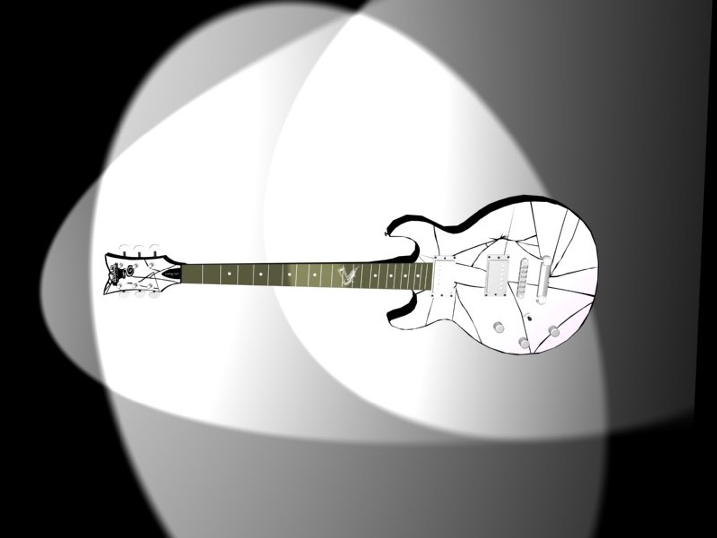 Guitar Zacky Vengence 3d Model