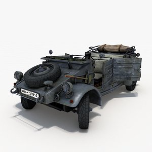 3d kubelwagen machine model