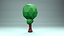 Stylizowane drzewo Low Poly - gotowe do gry