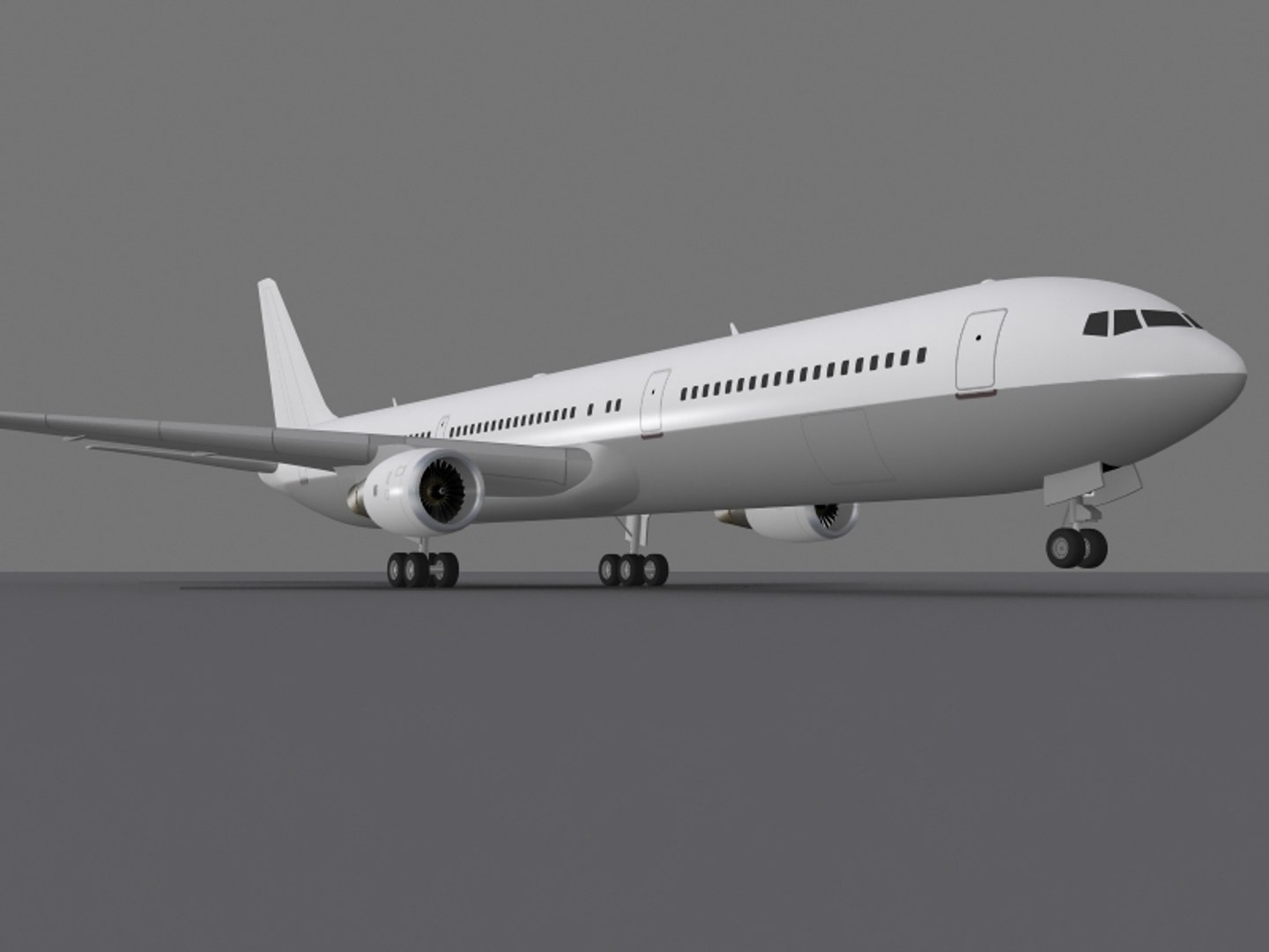 3d Model Boeing 767-400 Er Airliner