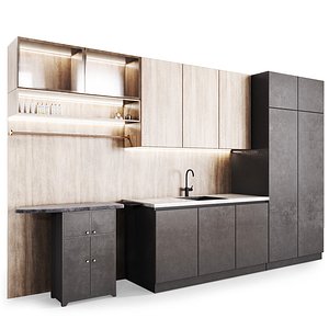 Laundry room ironing 3D model