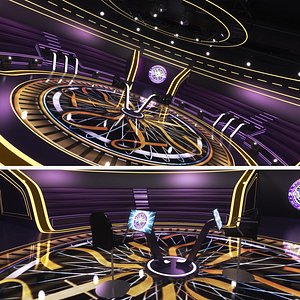 Futuristic Tv Millionaire Studio 1