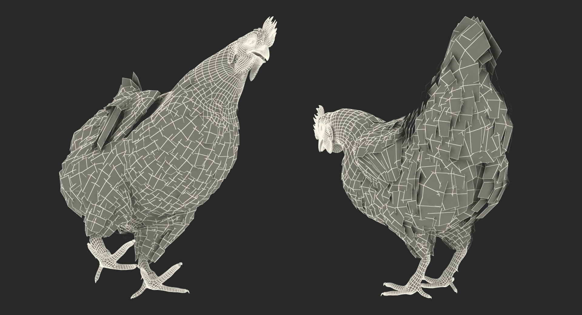 3D model brown chicken rigged | 1148975 | TurboSquid