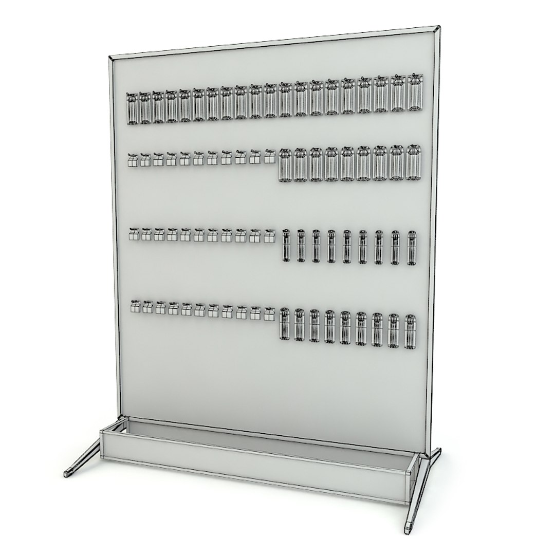 Rack Shaving Display Shelf 3d Max