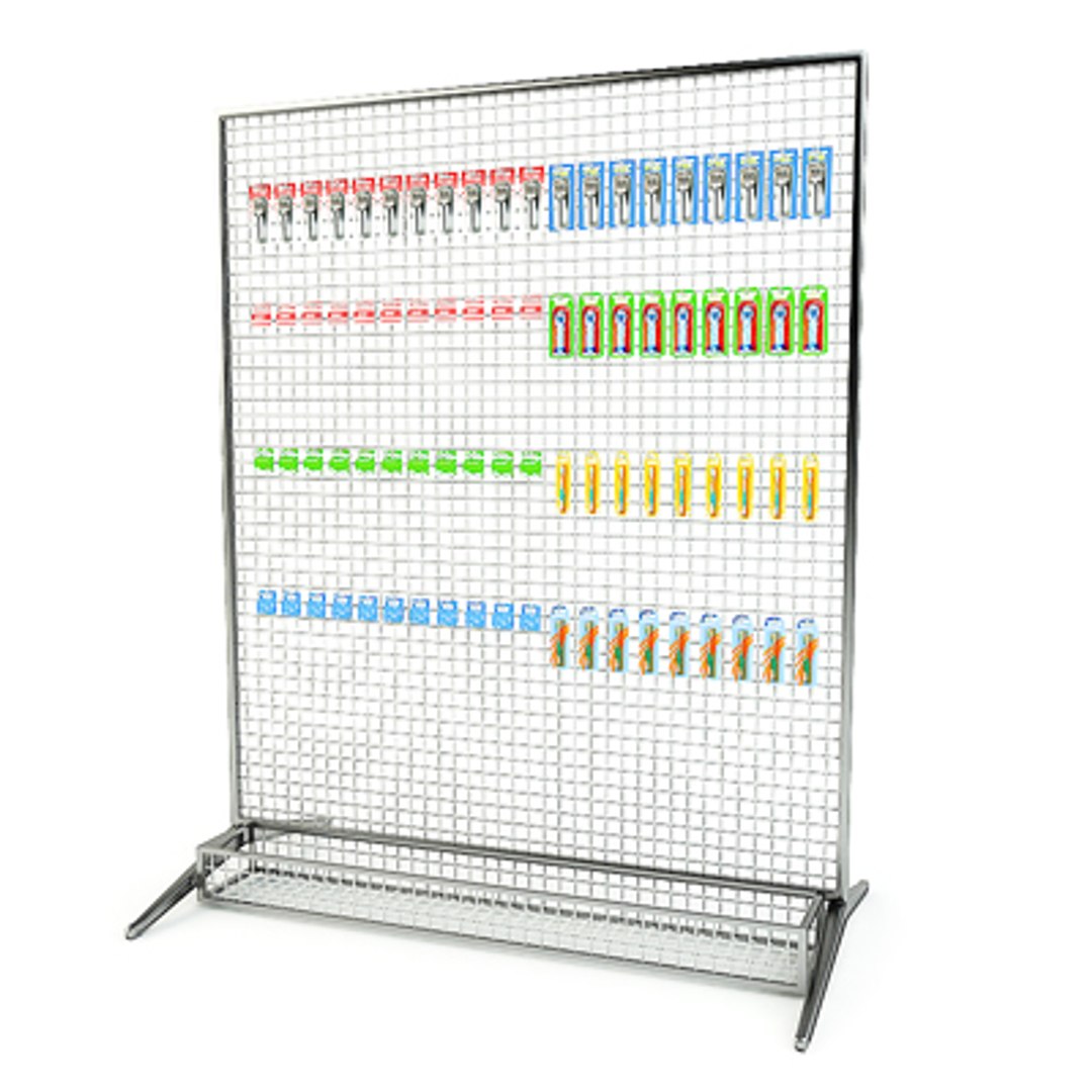 Rack Shaving Display Shelf 3d Max