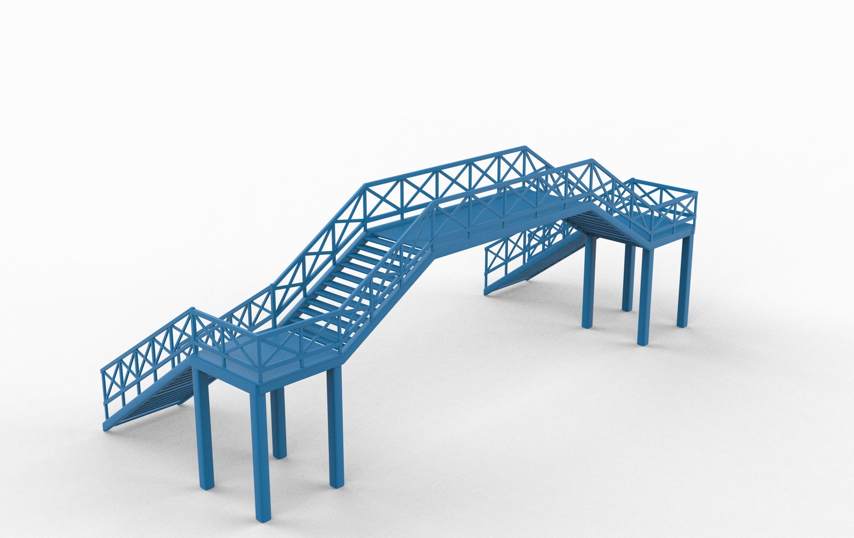 3D Railway Bridge 3D Model - TurboSquid 2333168