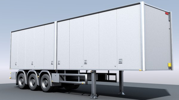 semi trailer 3D model