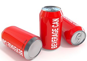 beverage 355ml 3D model