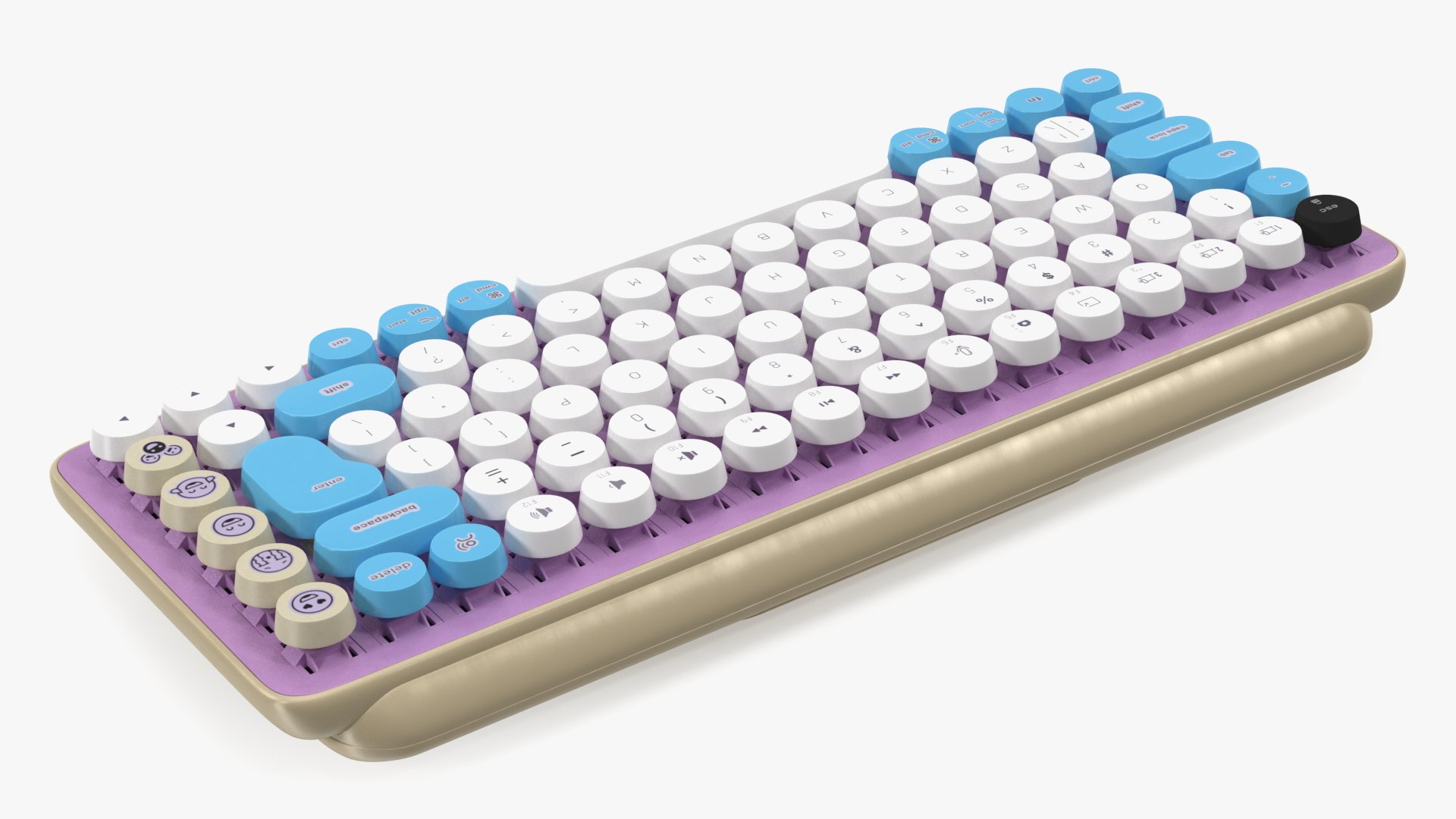 3D Mechanical Keyboard With Emoji Keys - TurboSquid 1974426