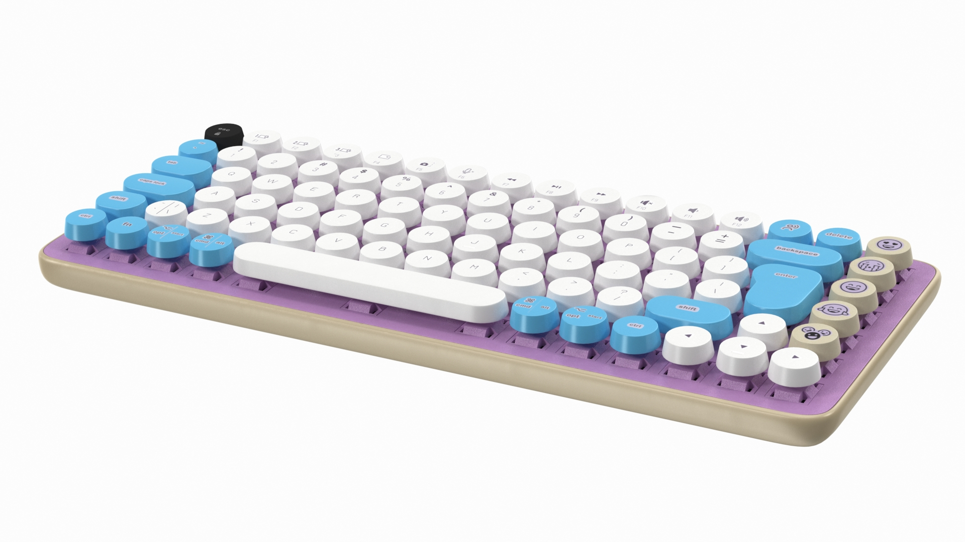 3D Mechanical Keyboard With Emoji Keys - TurboSquid 1974426