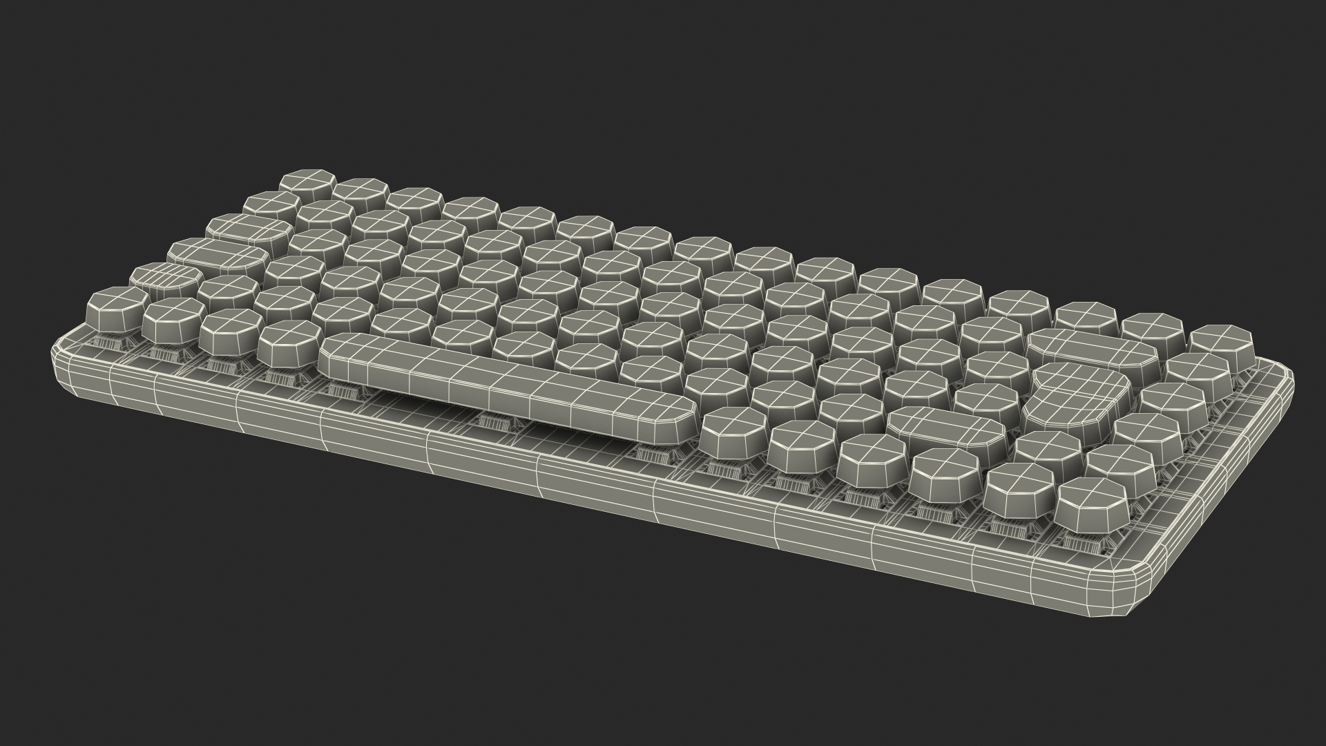 3D Mechanical Keyboard With Emoji Keys - TurboSquid 1974426