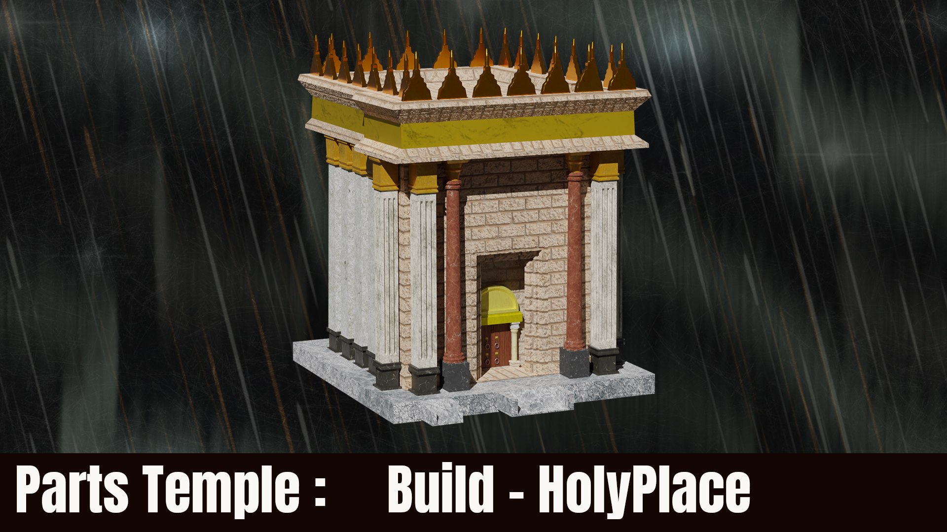 Jerusalem Temple3rd - Esplanade - Sacred Objects 3D Model - TurboSquid ...