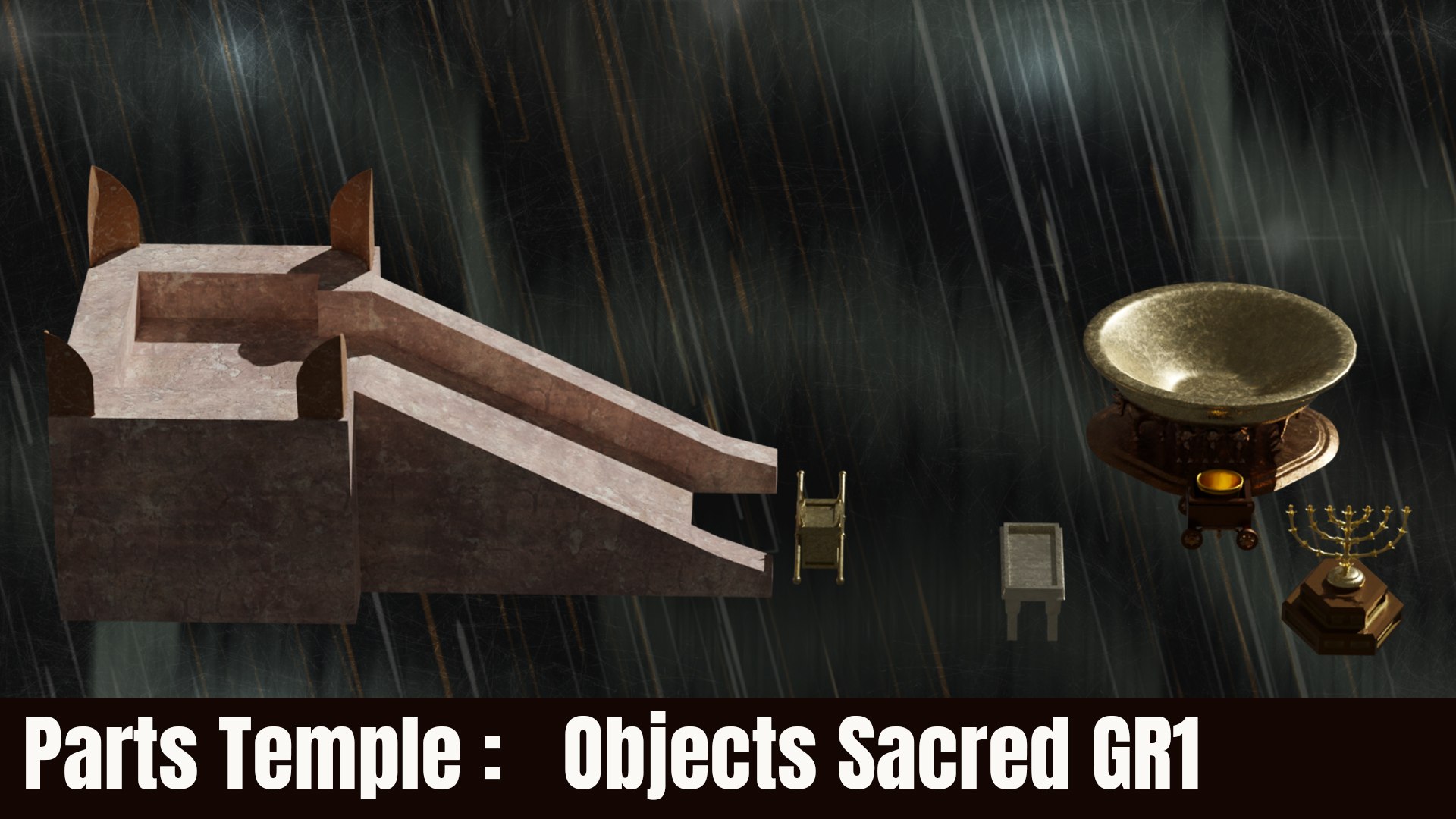 Jerusalem Temple3rd - Esplanade - Sacred Objects 3D Model - TurboSquid ...
