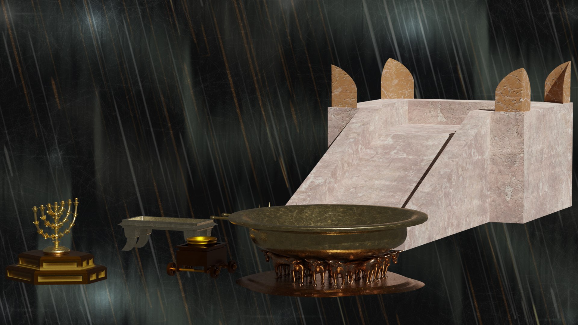 Jerusalem Temple3rd - Esplanade - Sacred Objects 3D Model - TurboSquid ...