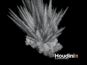 Houdini Shrapnel Explosion