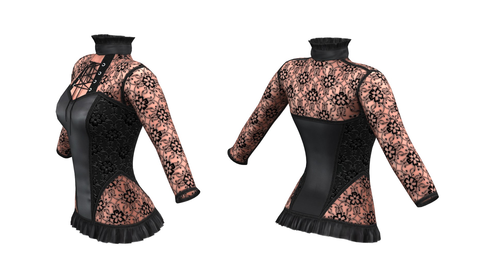Goth Style Lace See Through Corset Top With Under-body Effect 3D model https://p.turbosquid.com/ts-thumb/iN/FYbQAc/iq/preview2/png/1632483524/1920x1080/fit_q87/573d8702512cdb1e2153a7955450dba969a591e1/preview2.jpg