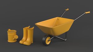 Wheelbarrow 3D