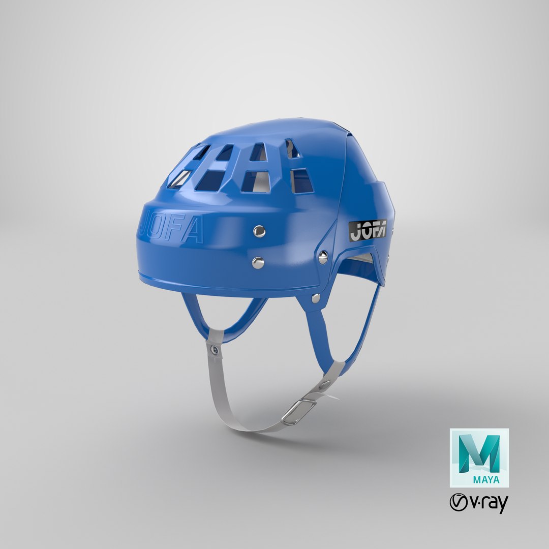 3D Model Jofa Ice Helmet Worn TurboSquid 1461498