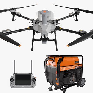 DJI Agras T55 With RC plus 2 Remote and D14000ie generator