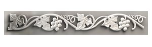 GRAPE LEAF DECOR FOR CNC ROUTER