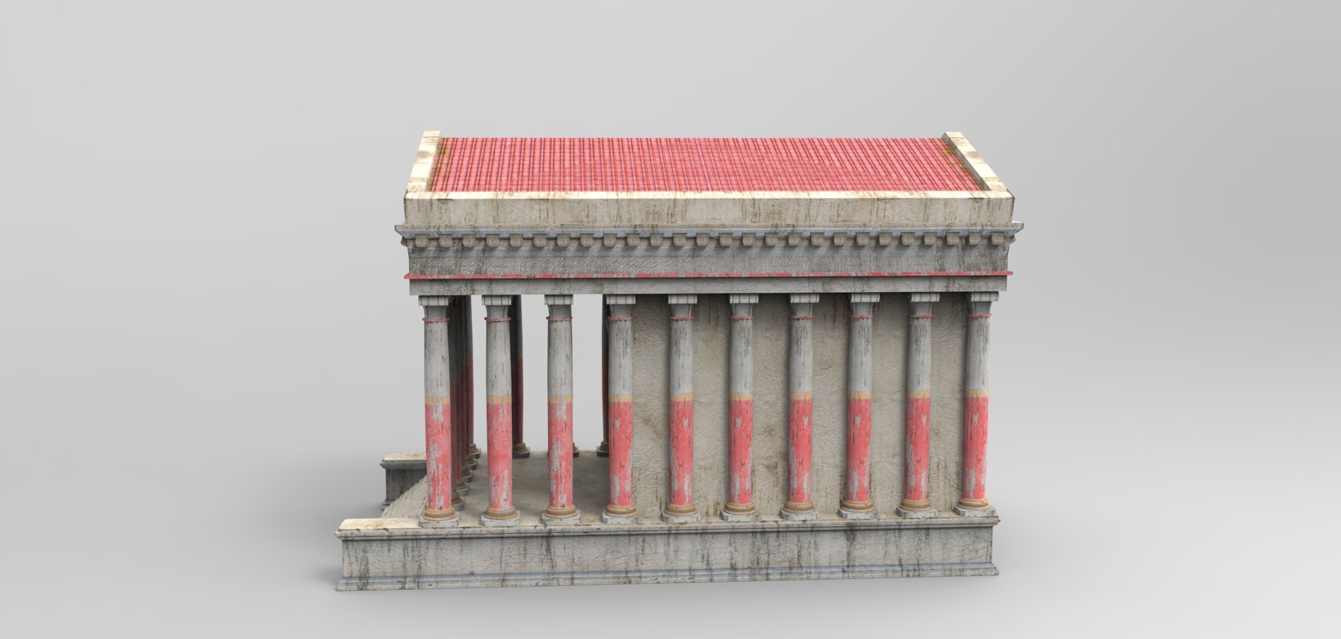 Ancient Temple 3d Model