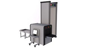 X-Ray Machine With Metal Detector model
