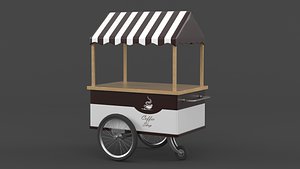 3D Coffee Cart