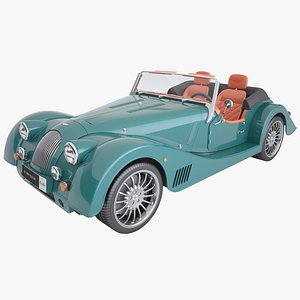3D convertible car morgan 6