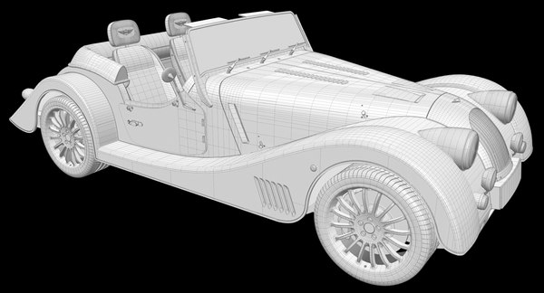 3D convertible car morgan 6 - TurboSquid 1413374